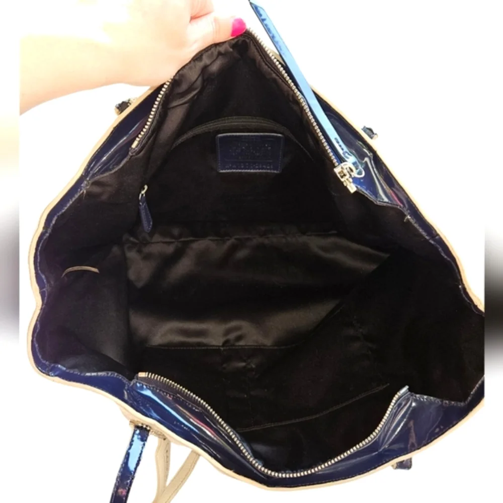 COACH | XL Parchment Shopper Travel Tote | Leather | Womens | Shoulder Bag - Picture 11 of 16